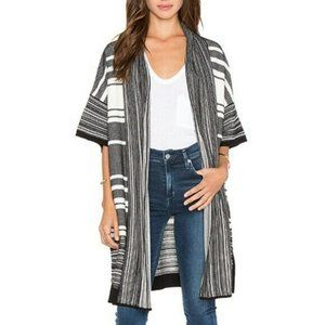 Vince multiple stripe cardigan sweater